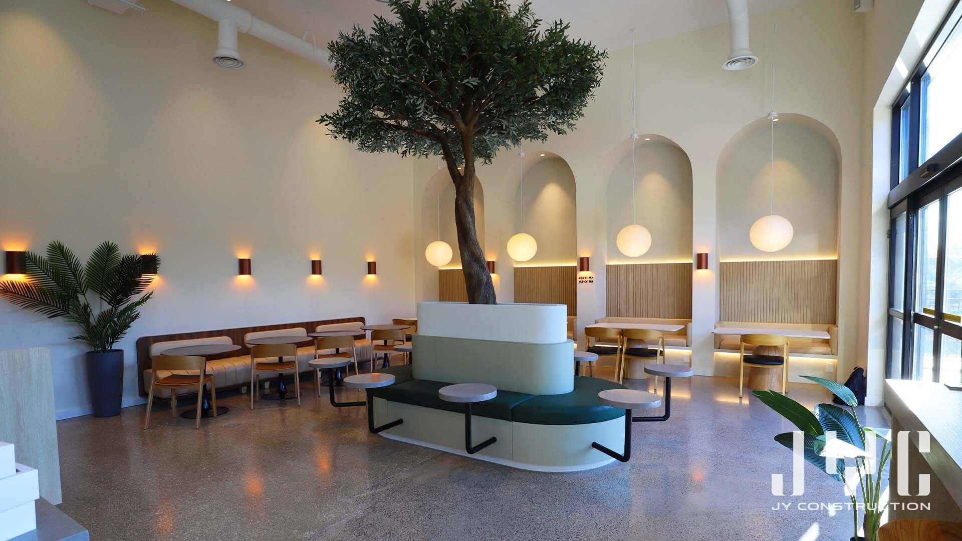 Greekery Cafe renovation by JY Construction