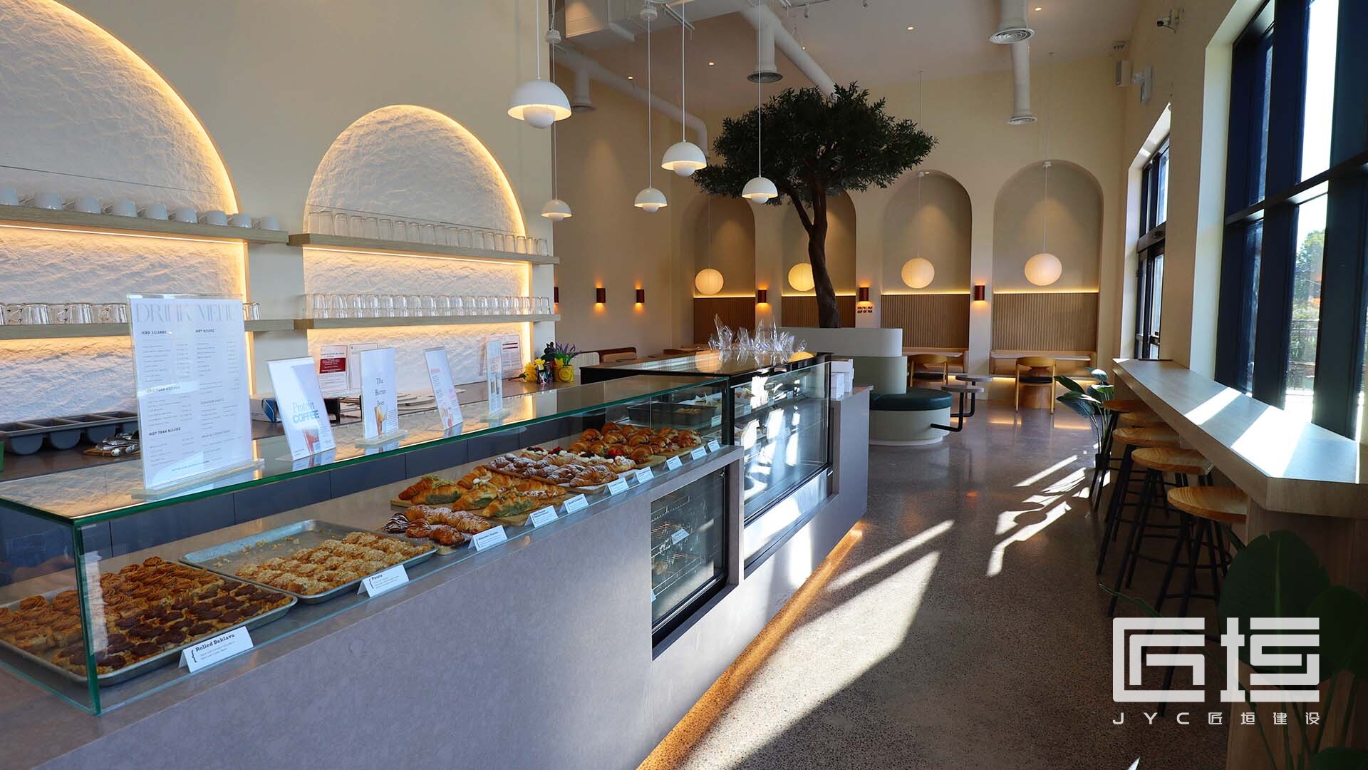 匠垣建设JYC Greekery Cafe 装修项目