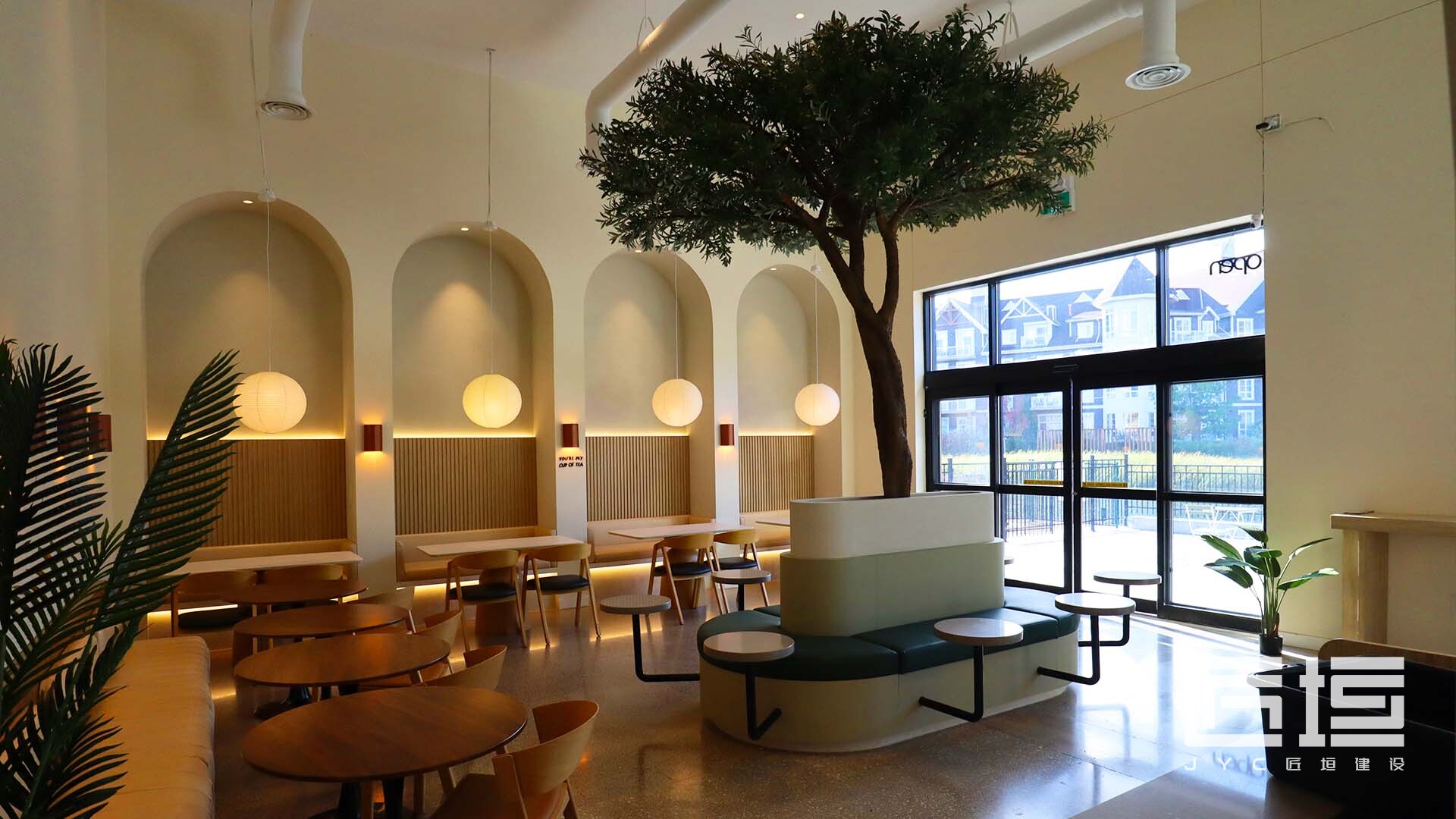 匠垣建设JYC Greekery Cafe 装修项目