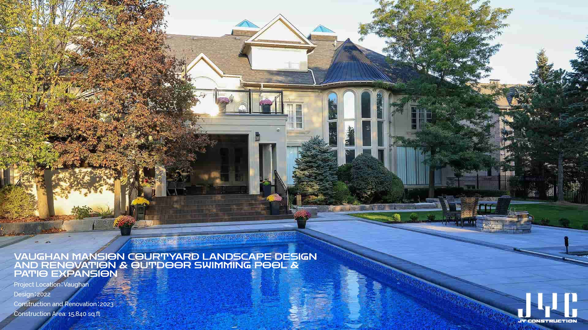 Vaughan Mansion Courtyard Landscape Design Renovation - 171 COURTYARD LANDSCAPE | JY Construction