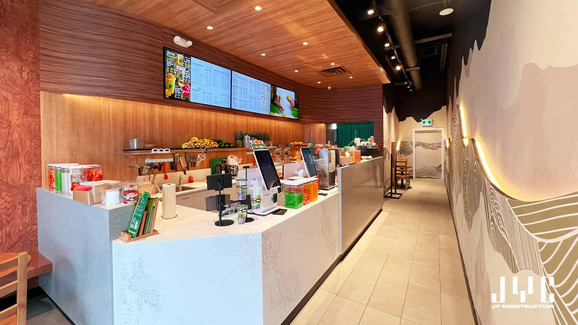 Ottawa Milk Tea Shop Renovation—REAL FRUIT BUBBLE TEA OTTAWA JY