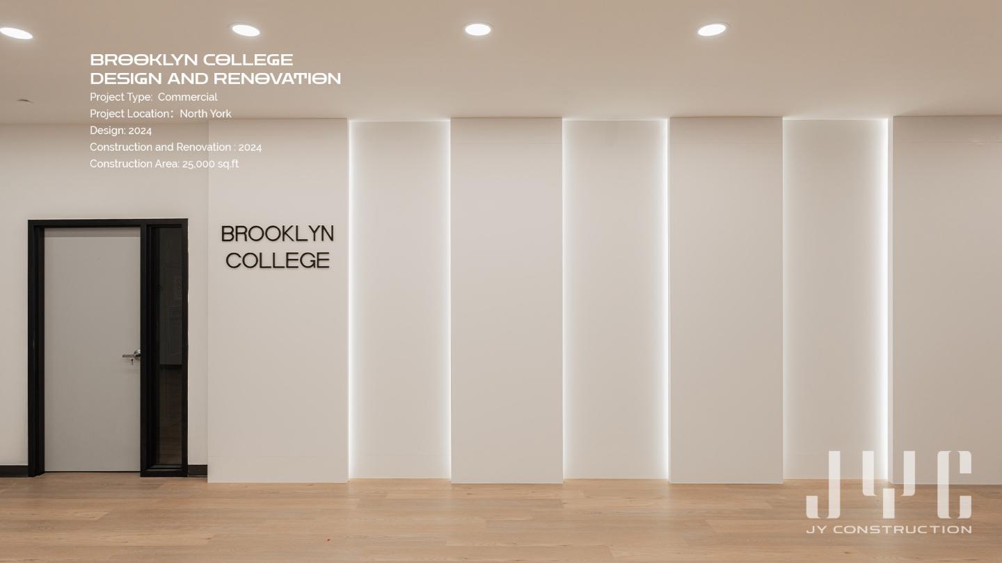North York Education Institute Design & Renovation - Brooklyn College | JY Construction