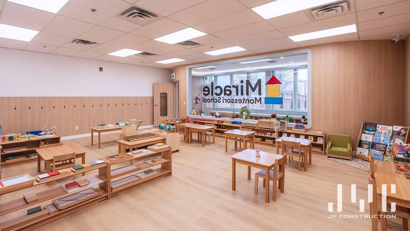 North York Kindergarten Commercial Design & Renovation - Miracle Montessori School  - 8