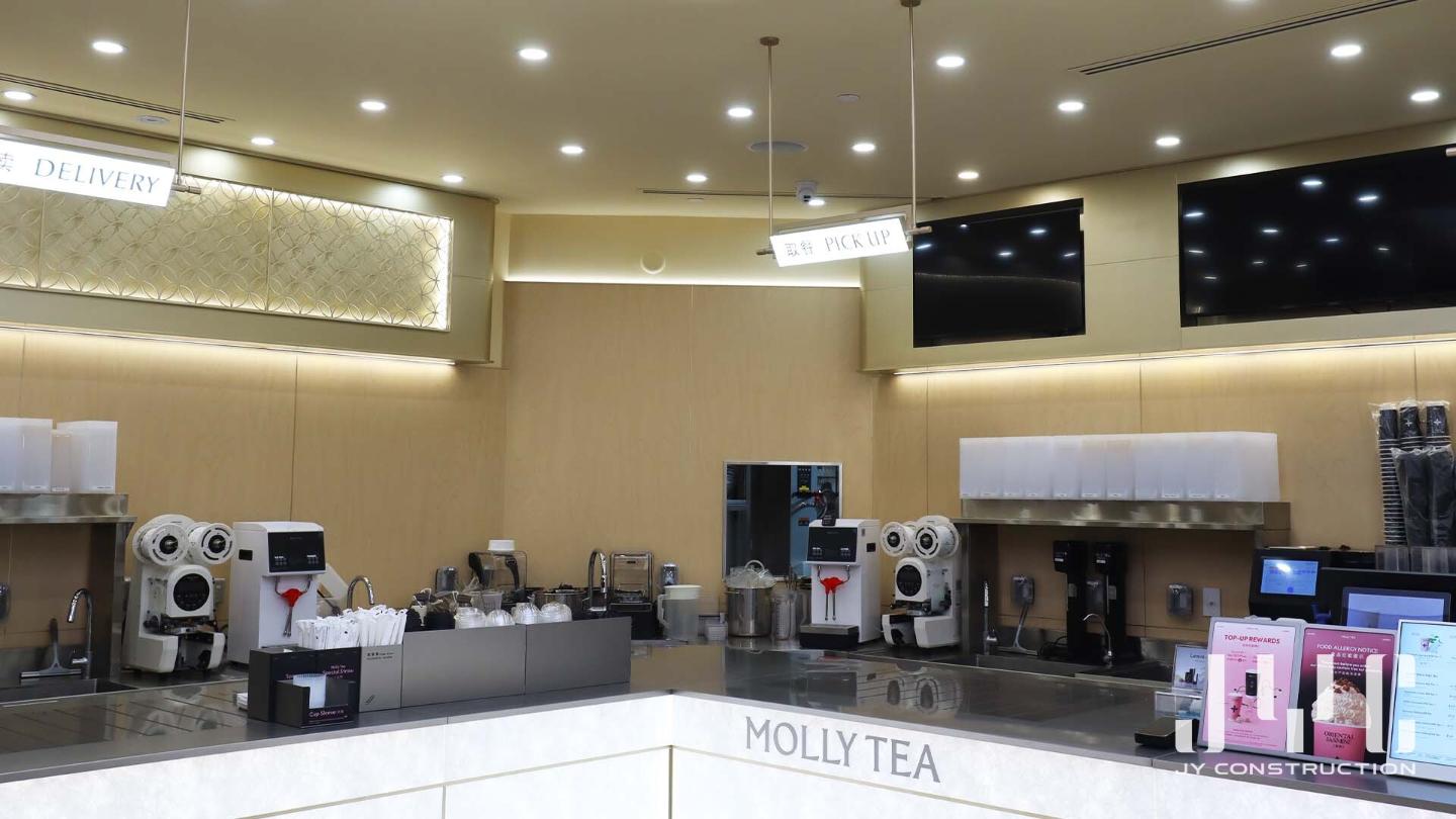 Commercial General Contractor Project - Molly Tea CF Fairview Mall - 10