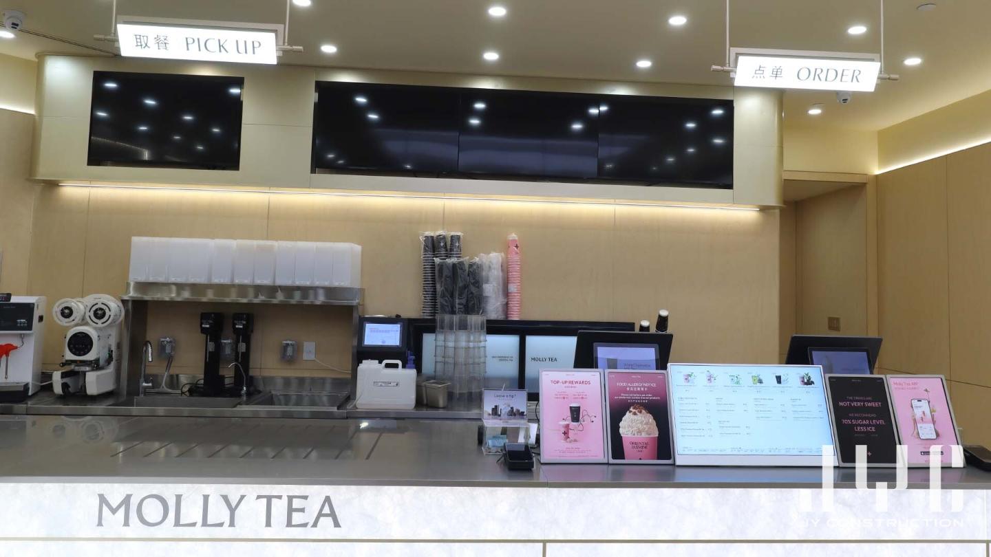 Commercial General Contractor Project - Molly Tea CF Fairview Mall - 13