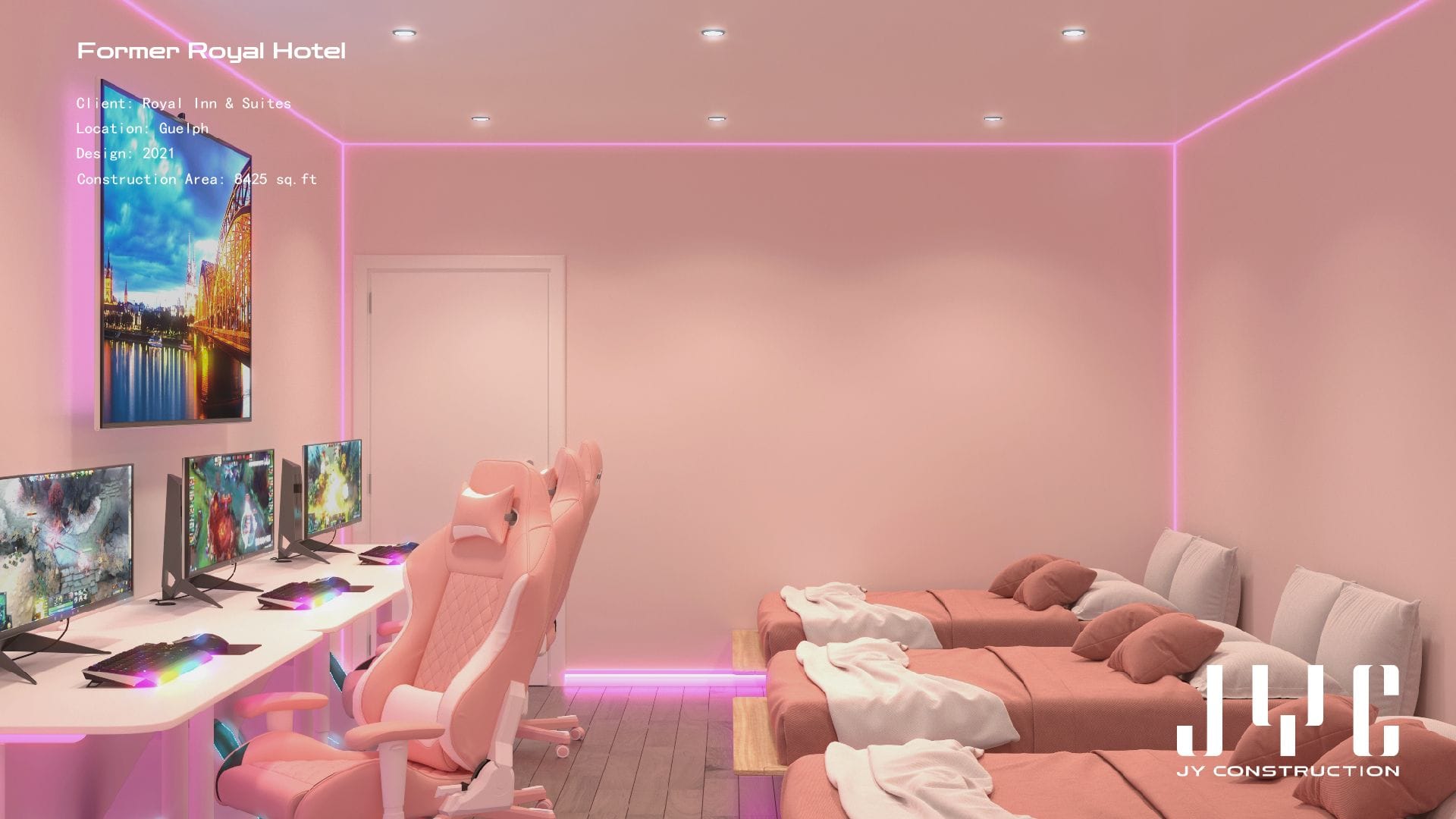 Toronto Hotel Commercial Renovation Former Royal Hotel JY Construction