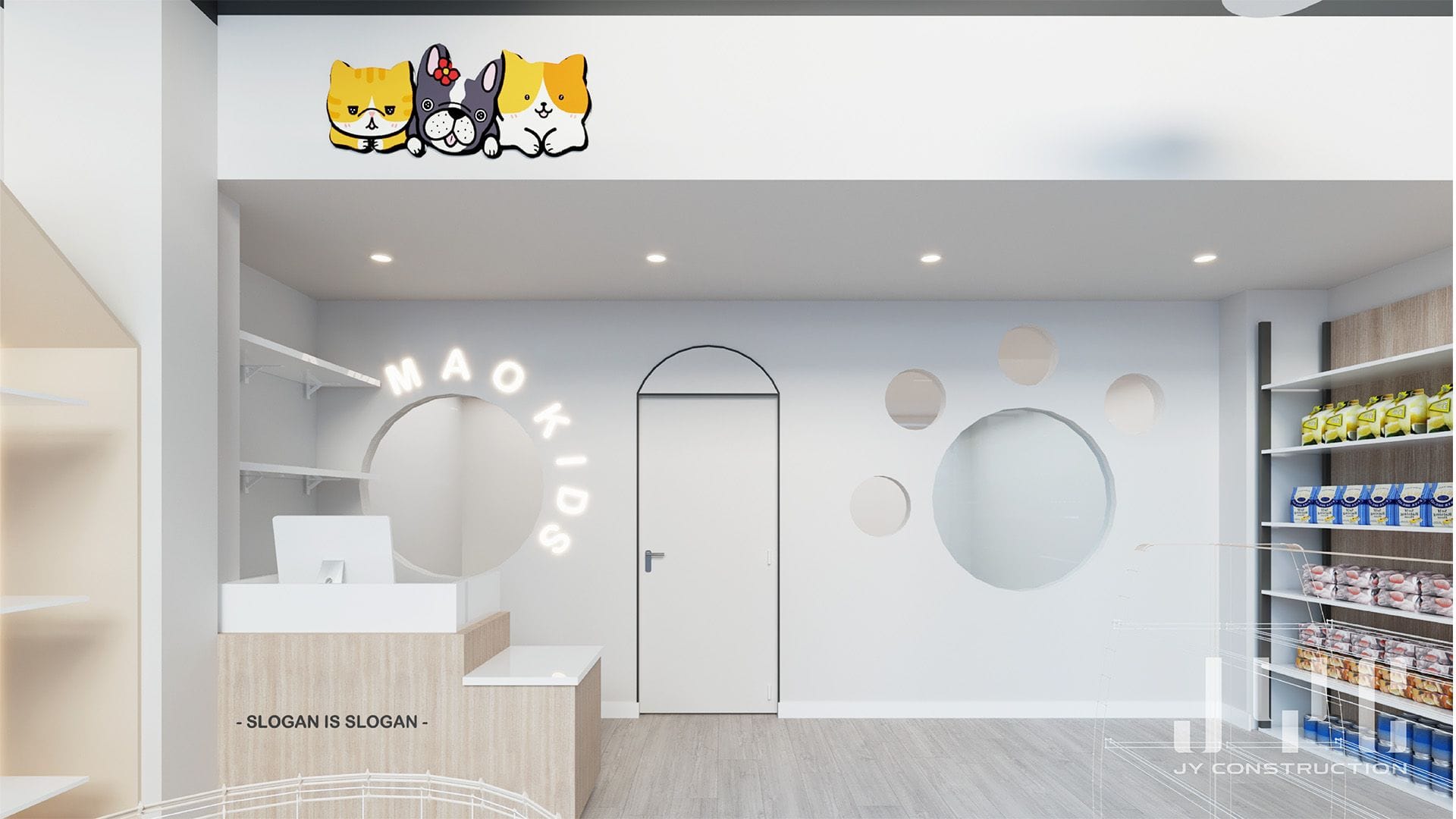 Toronto Pet Store Retail Design Maokids JY Construction