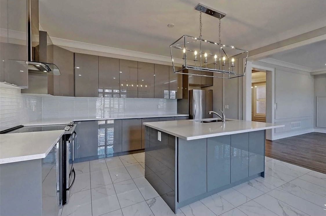 PET finish high gloss kitchen cabinet_3