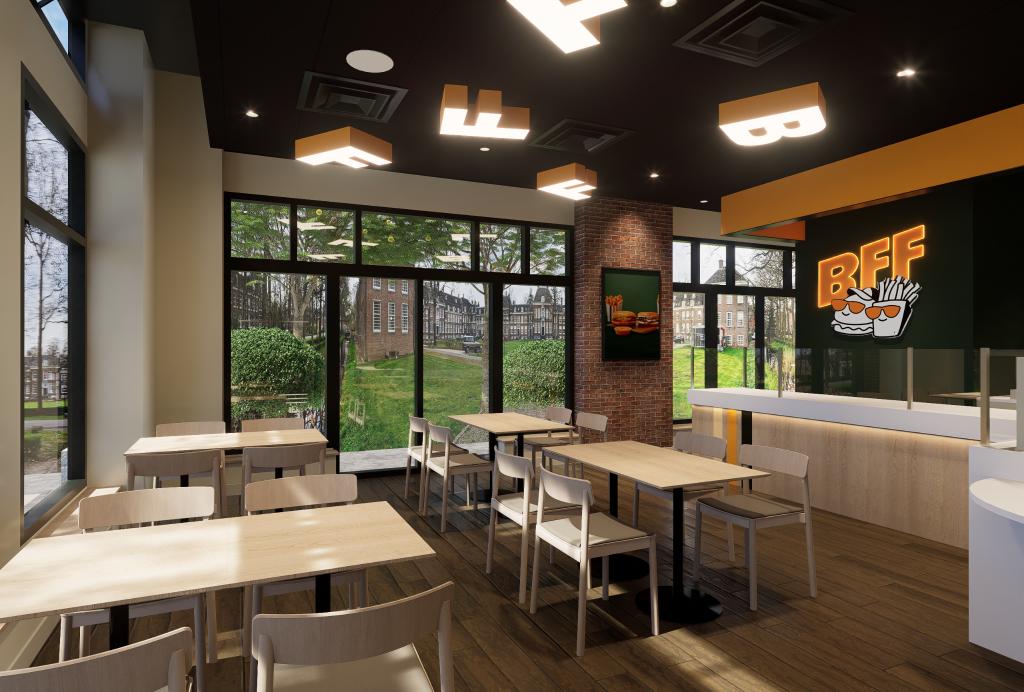BFF UBC | Fast Food Restaurant Interior Design