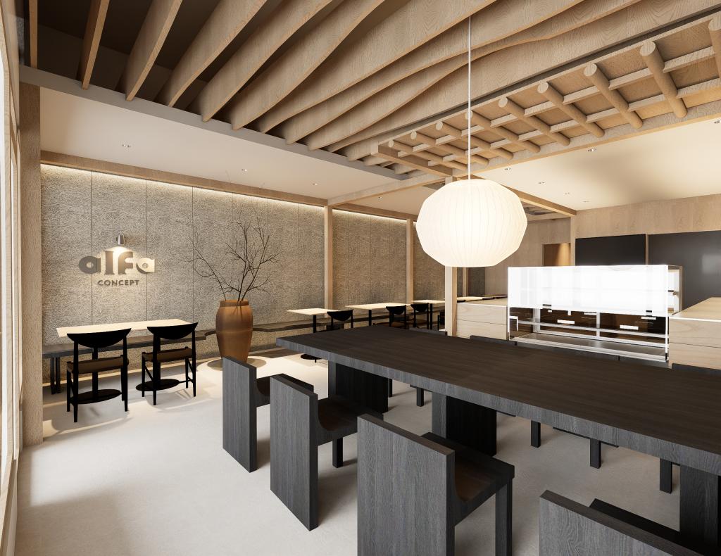 Alfa Tea Concept Lougheed | Bubble Tea Shop Interior Design